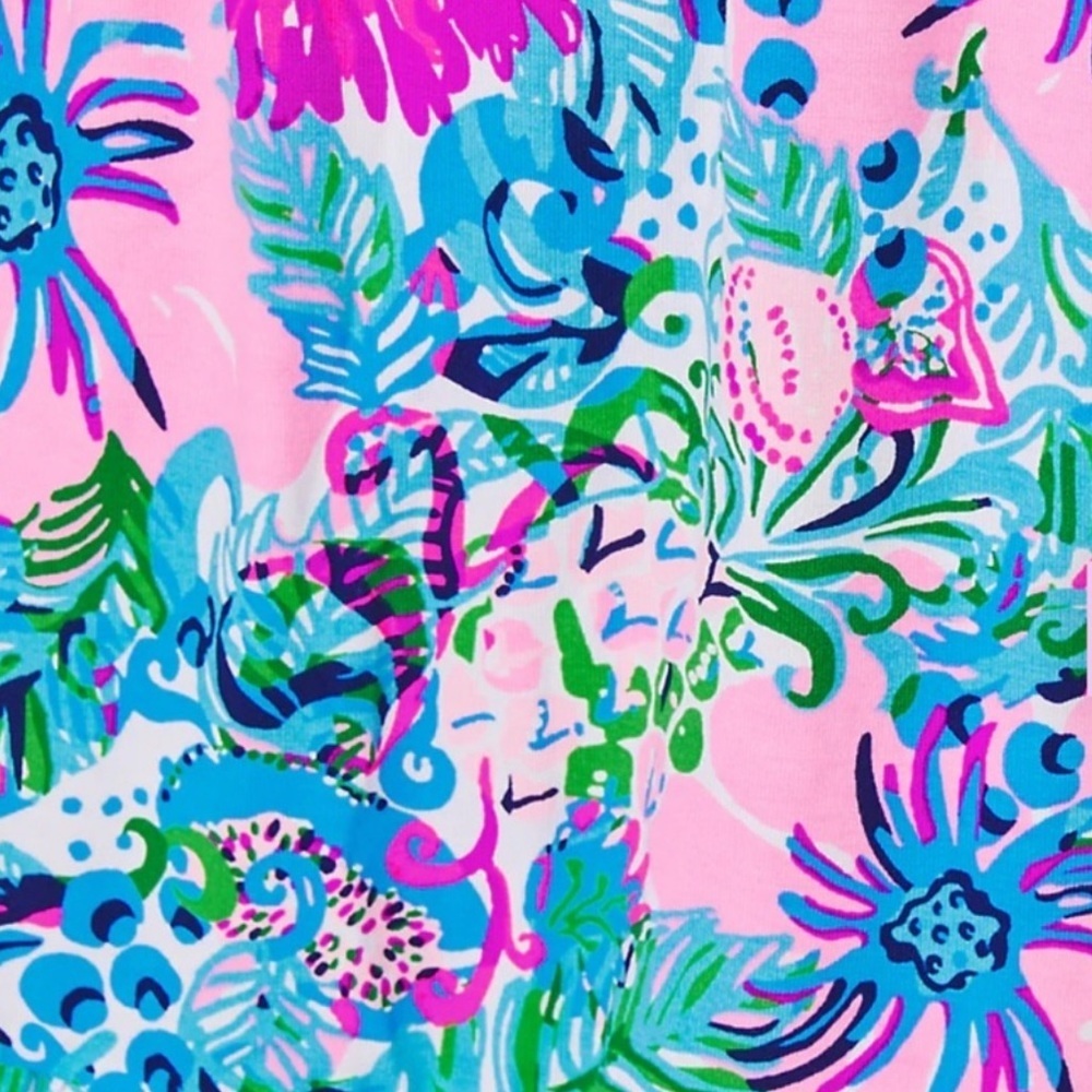 Lilly Pulitzer Kailua Mandevilla Baby  Paradise Petals Smocked Dress Size XL Nwt - Picture 6 of 9